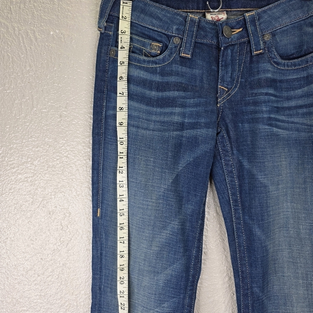 True Religion 2000s Y2k Flared Bell Bottom Women's Denim Jeans Size 28 30427 - Picture 15 of 16